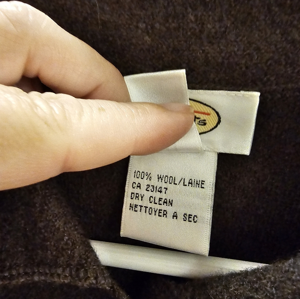 Talbots Womans Medium Gray Wool Jacket - Picture 3 of 6